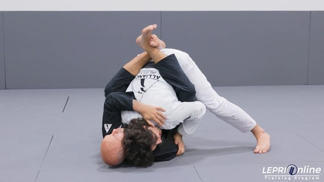 Closed Guard Passing with Lapel Trapped Over Under and Pressure Pass