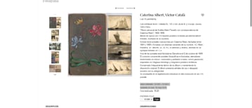 A subhasta un arxiu personal inèdit de Víctor Català de més d’un segle