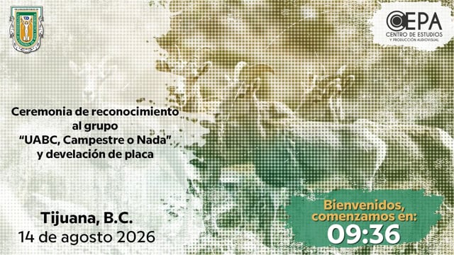 Reconocimiento al grupo "UABC, campestre o nada"