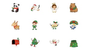 45 Animated Holiday & Seasonal icons, an Emoji Icon by Brickclay (Thumbnail 4 of 4)