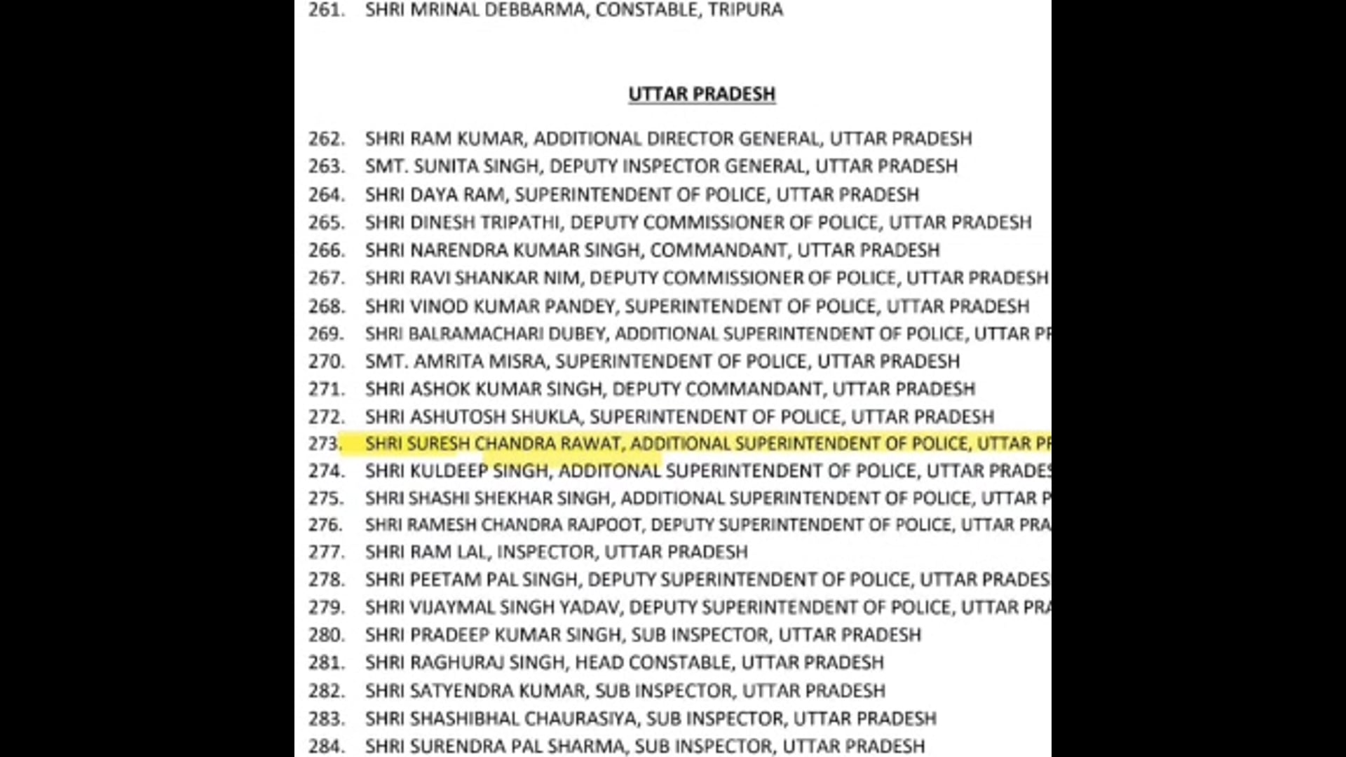 MANT-मथुरा केASP ग्रामीण सुरेश चंद्र रावत को मिलेगा प्रतिष्ठित MSMमैडल , स्वतंत्रता दिवस पर सम्मान की घोषणा से, पुलिस महकमे में खुशी,,