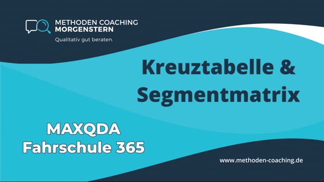 Kreuztabelle & Segmentmatrix | Gruppenvergleiche mit Variablen