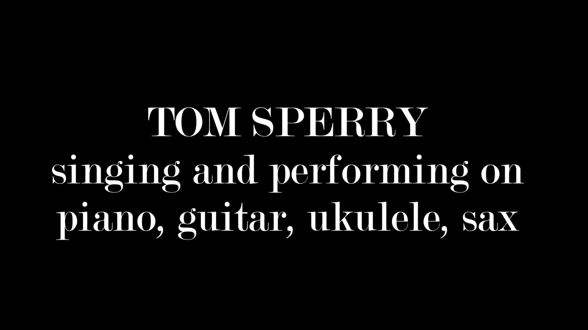 Promotional video thumbnail 1 for Tom Sperry Entertainment