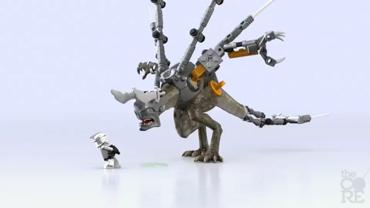 Lego Star Wars III "Little Clone Trooper" Official Game Promo film frame