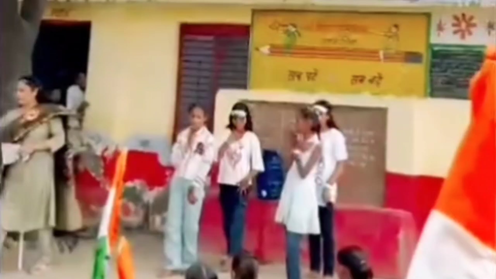 पानीगांव के पूर्व माध्यमिक विद्यालय में मनाया गया 80 वां स्वतंत्रता दिवस