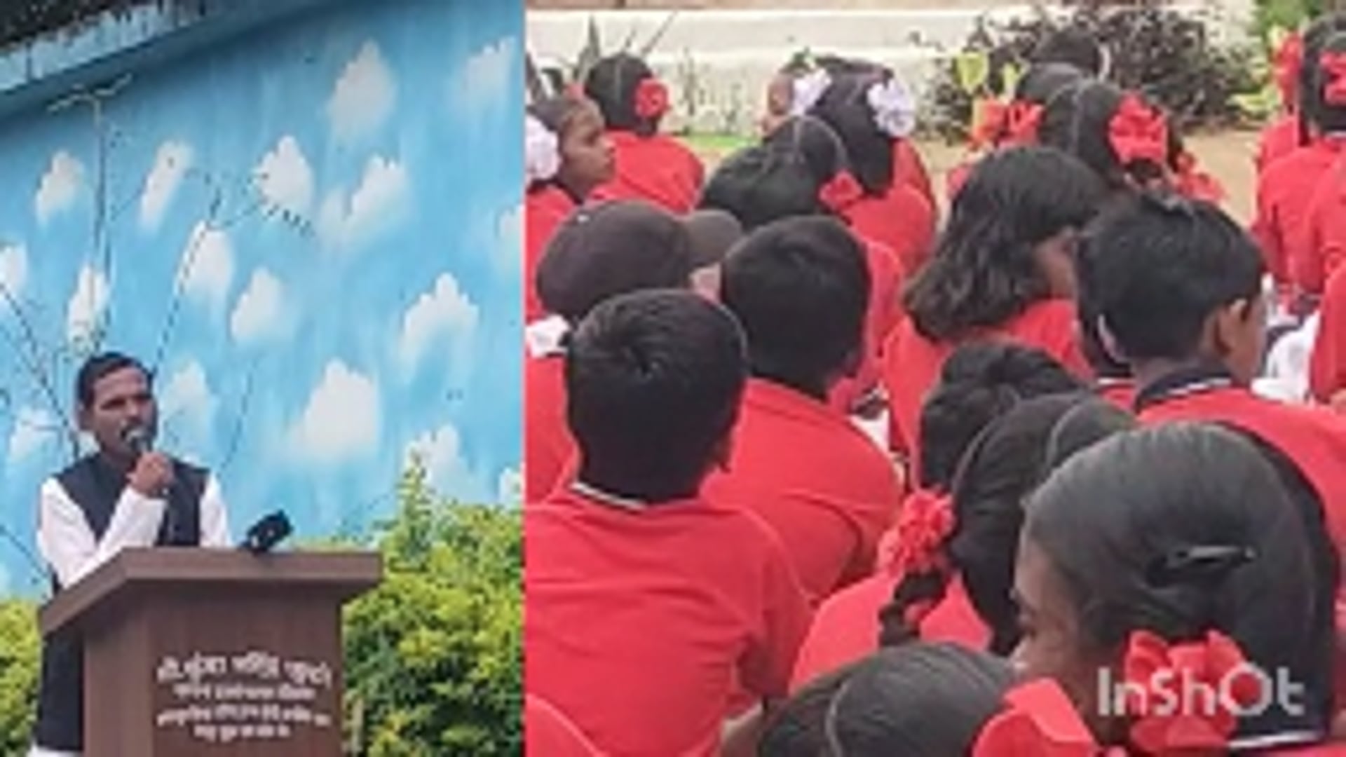 जिल्हा परिषद उच्च प्राथमिक शाळा वेलतूर तुकूम आज 15 ऑगस्ट रोजी भारतीय स्वातंत्र्य दिन उत्साहात साजरा 