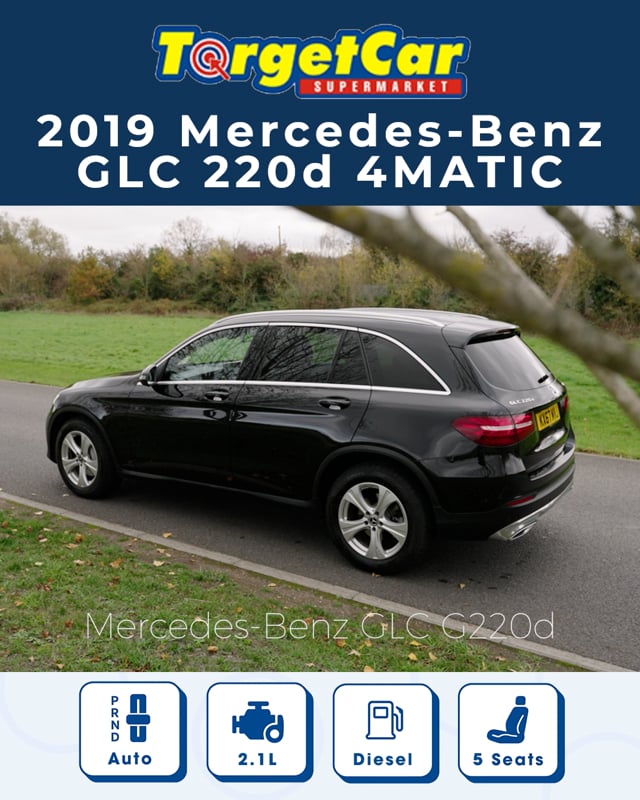 Poster for the Target Car Supermarket Mercedes GLC 220D video