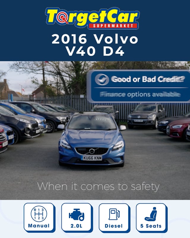 Poster for the Target Car Supermarket Volvo D4 video