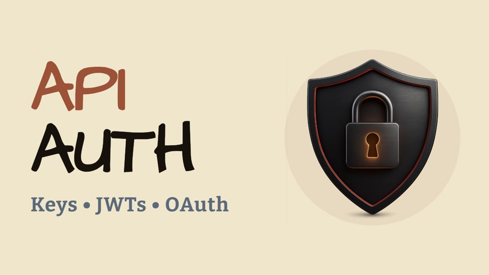 API Authentication - Keys, JWTs, and OAuth