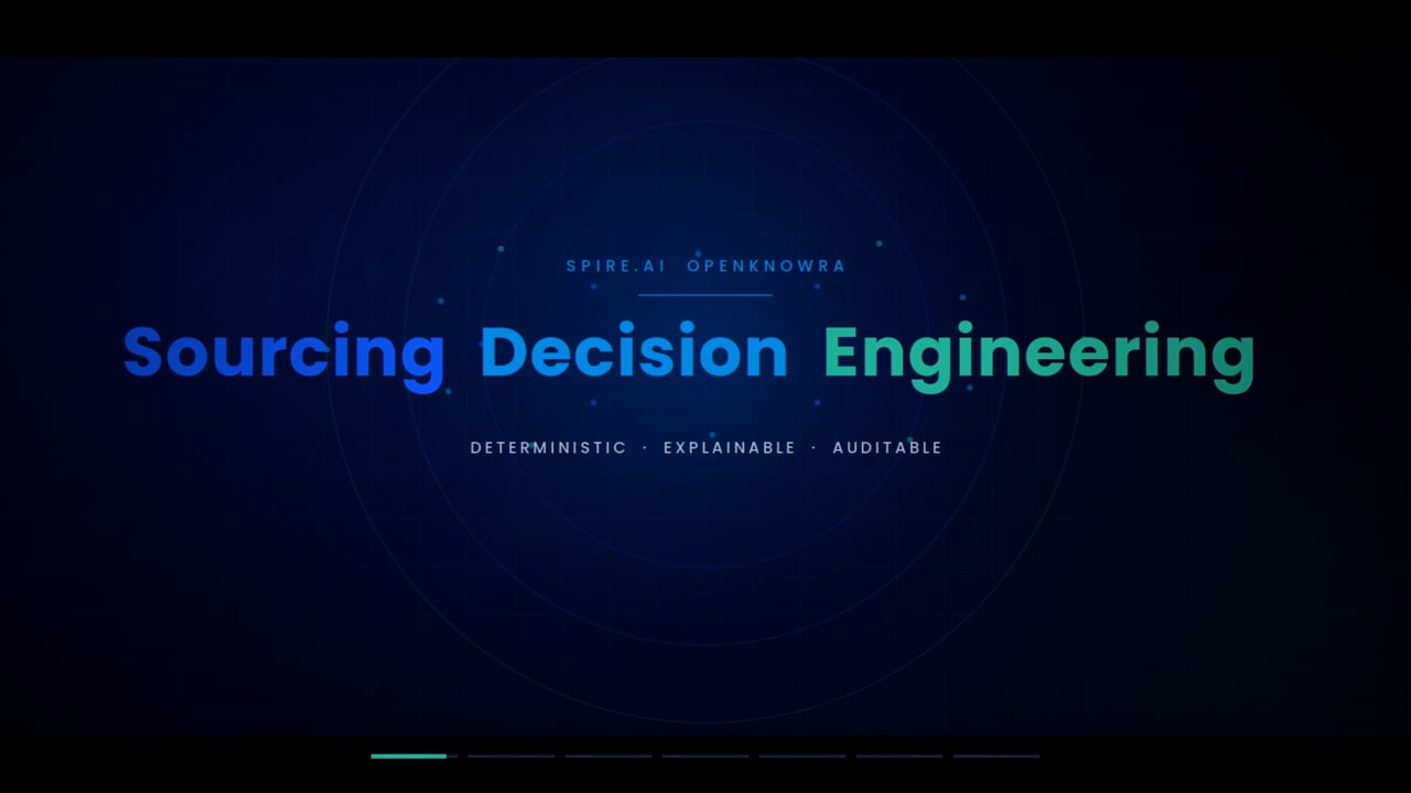 Procurement Decision Engineering