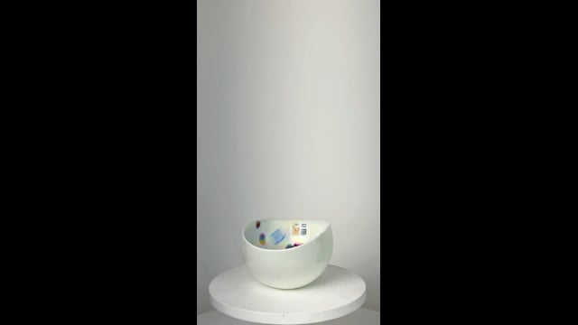 Bowl de Murano Marfin com Murinas Yalos