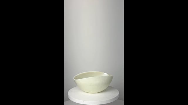 Bowl de Murano Branco Iridescente Yalos