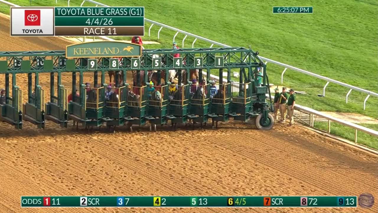 Further Ado wins the G1 Bluegrass S. by 11 lengths