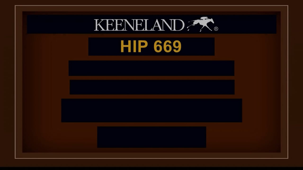 Baeza sells as a yearling for $1,200,000 at Keeneland September