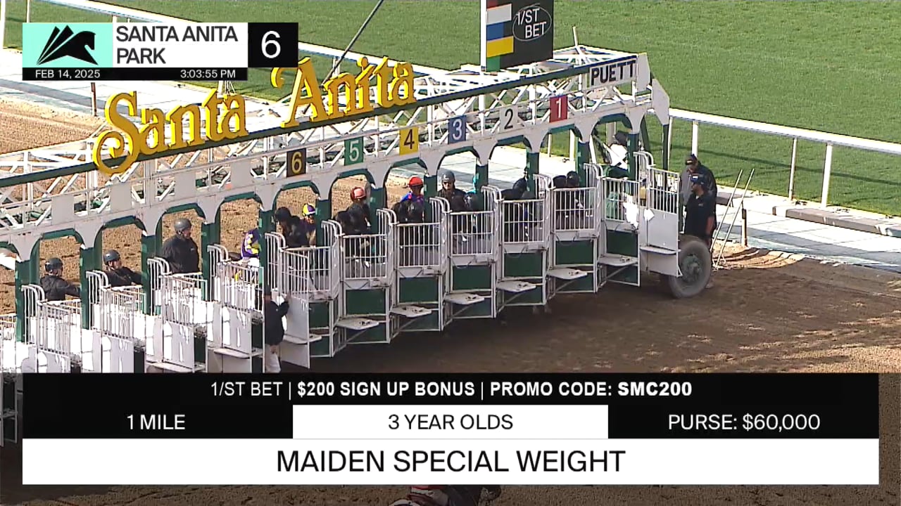 Baeza breaks his maiden at Santa Anita Park by over 4 lengths
