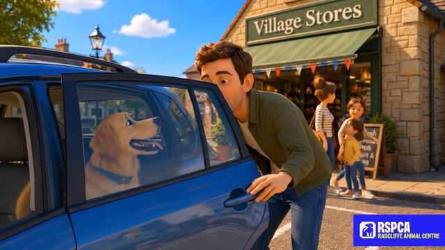 Don't leave your dog in a hot car