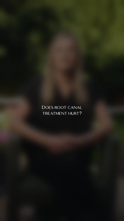 Does Root Canal Treatment Hurt