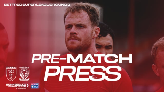 "It's Good To See Us Finding Some Form" Warrington Wolves Pre-Match Press - Joe Burgess