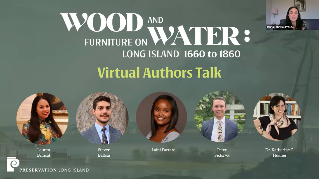 Virtual Authors Talk – Wood and Water: Furniture on Long Island
