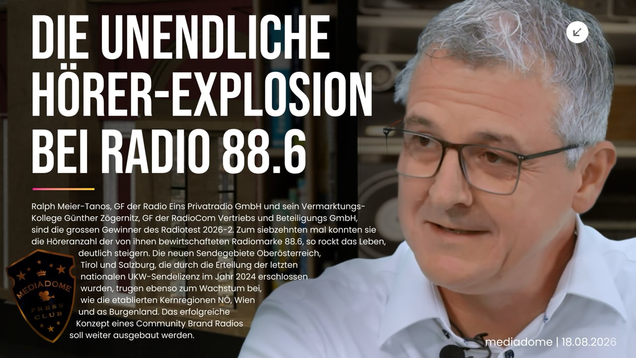 Die unendliche Hörer-Explosion bei Radio 88.6