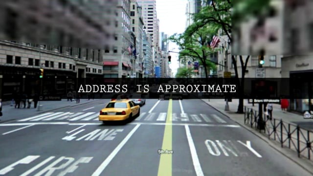 address is approximate
