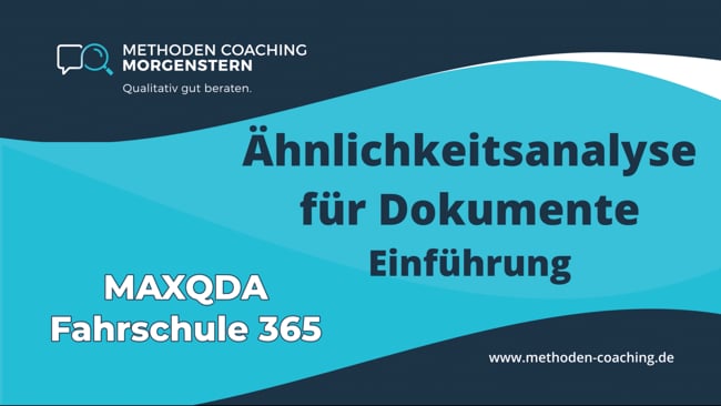 Ähnlichkeitsanalyse für Dokumente | 1. Einführung