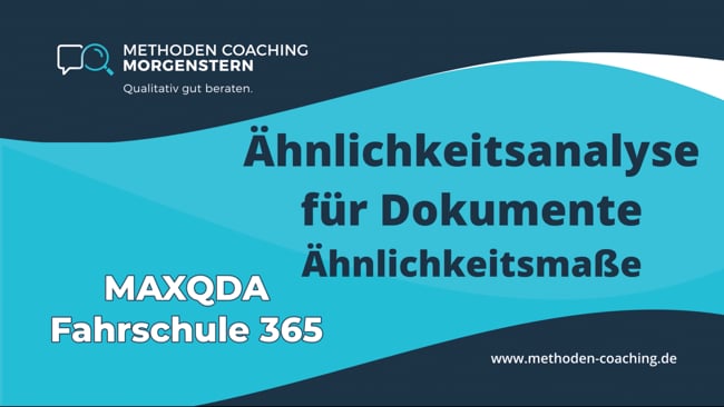 Ähnlichkeitsanalyse für Dokumente | 2. Ähnlichkeitsmaße
