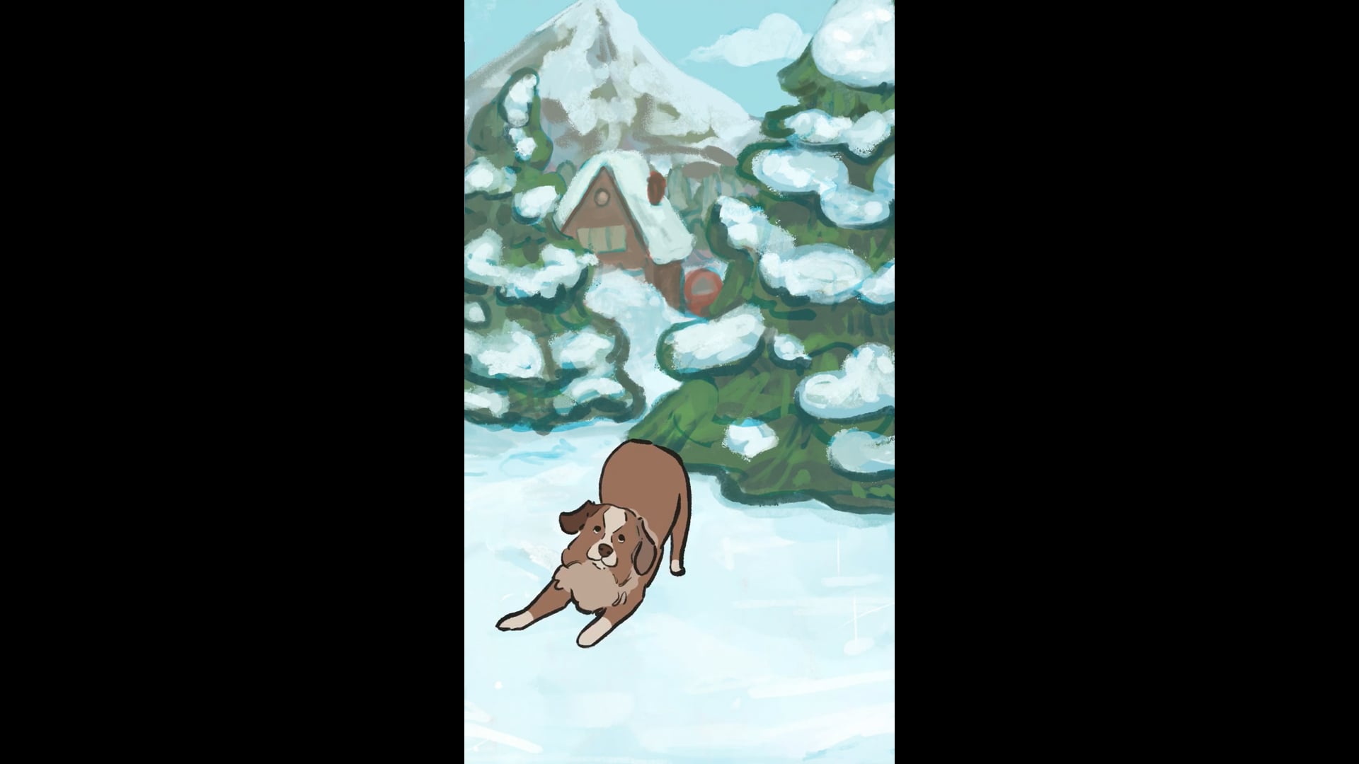 2D Animated Shot- Snowball Fight with Piper