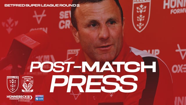 "I Thought We Were Brave In Parts" Warrington Wolves Post-Match Press - Willie Peters