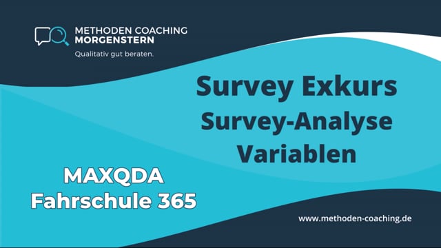Survey-Analyse | 1. Häufigkeiten für Variablen