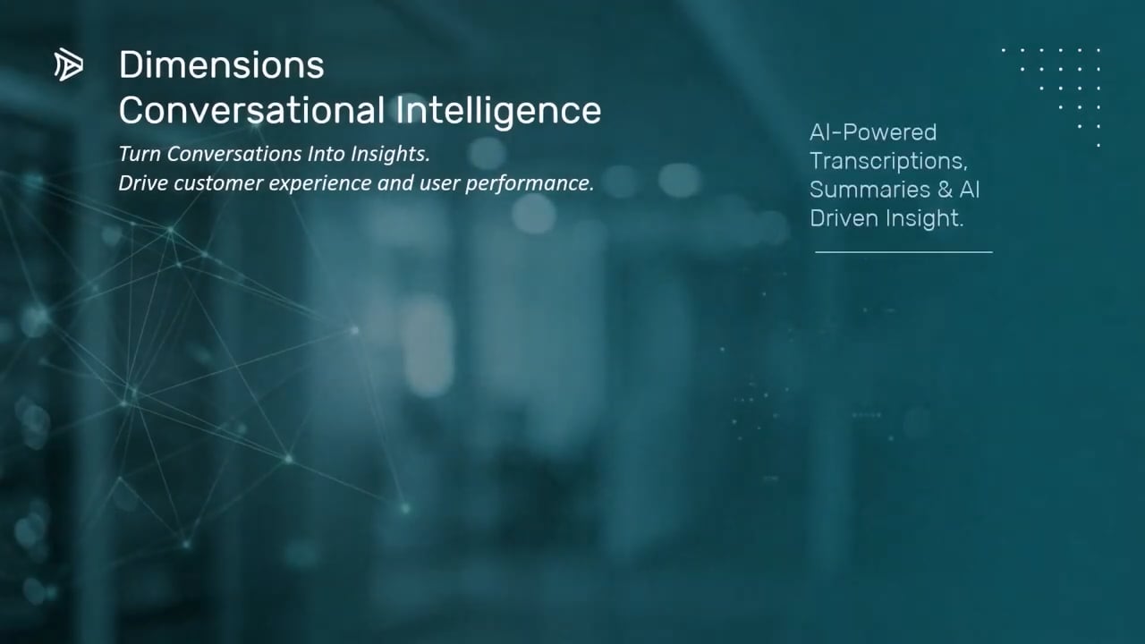 Dimensions CI Presentation