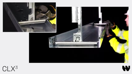CLX3 support system for fast installation