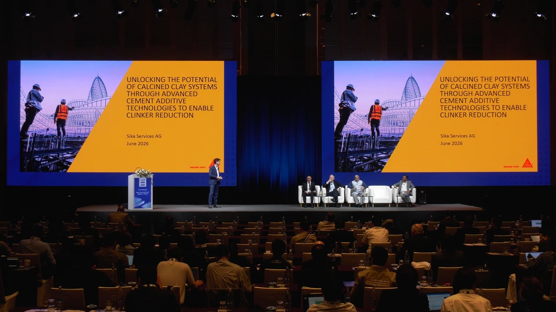 Enabling sustainable construction with calcined clay: Alejandro Velez, Sika