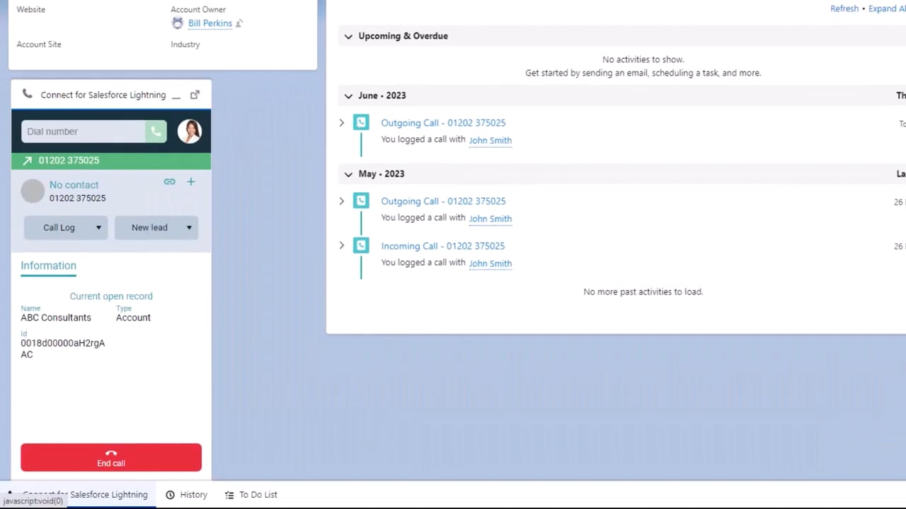 Connect CRM Client for Salesforce CRM