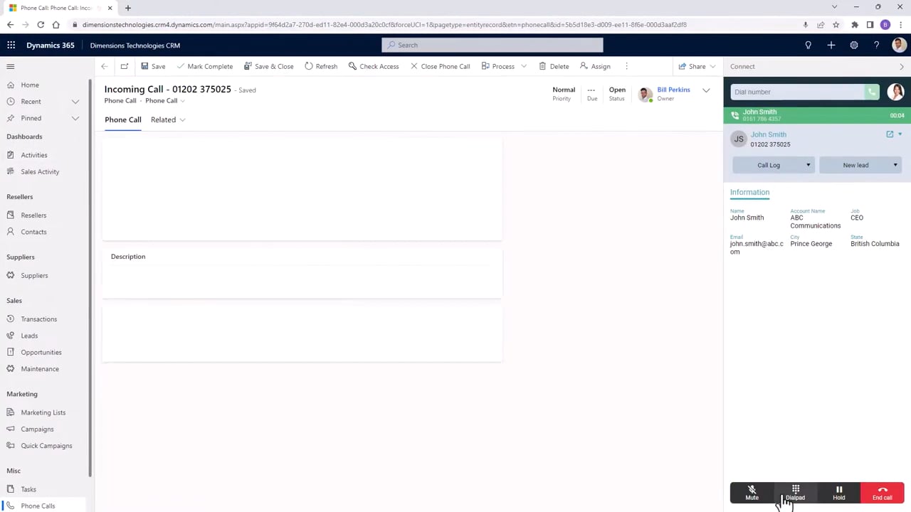 Connect CRM Client for Dynamics 365