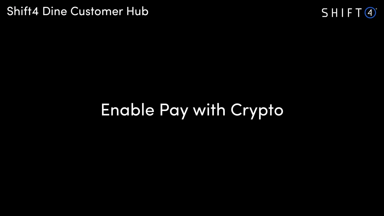 Get Started With Crypto – Shift4 Knowledge