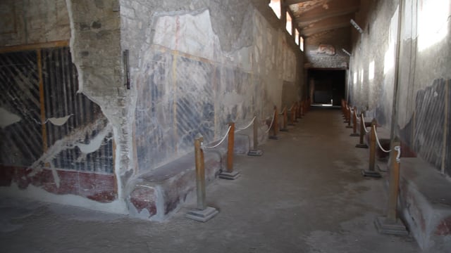 Italy, Oplontis (Poppaea) Roman Villa - Corridor