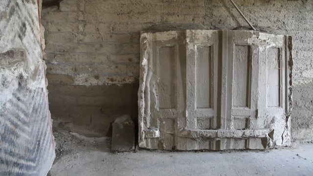 Italy, Oplontis (Poppaea) Roman Villa - Wooden shutters