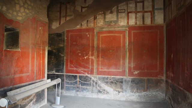 Italy, Oplontis (Poppaea) Roman Villa - Roman Paintings