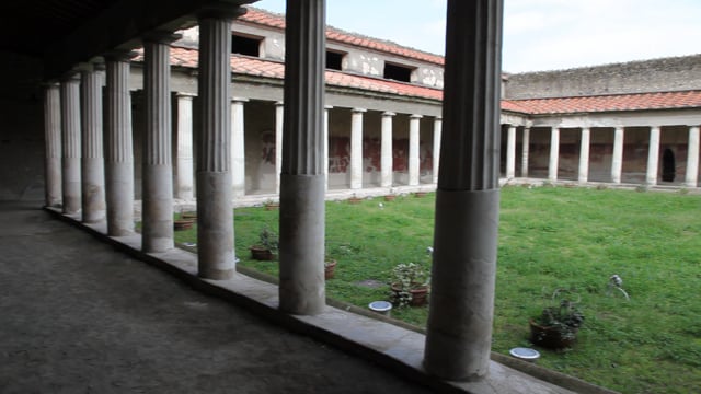 Italy, Oplontis (Poppaea) Roman Villa - Peristyle Gardens
