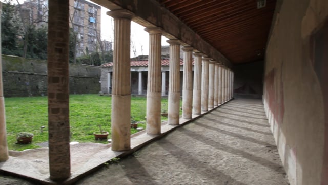Italy, Oplontis (Poppaea) Roman Villa - Peristyle Gardens