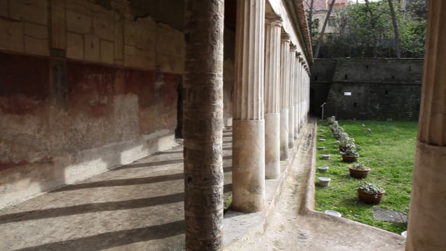 Italy, Oplontis (Poppaea) Roman Villa - Peristyle Gardens