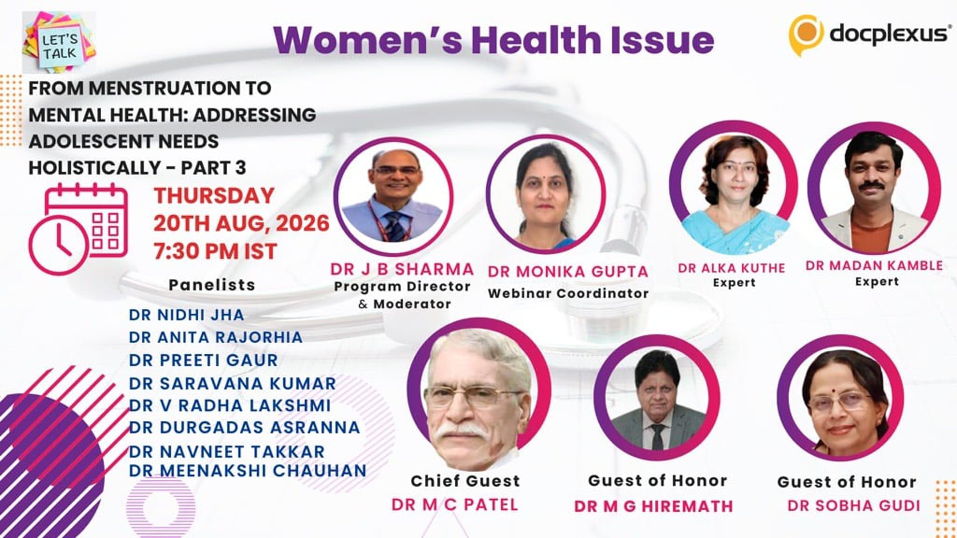 From Menstruation to Mental Health: Addressing Adolescent Needs Holistically – Part 3