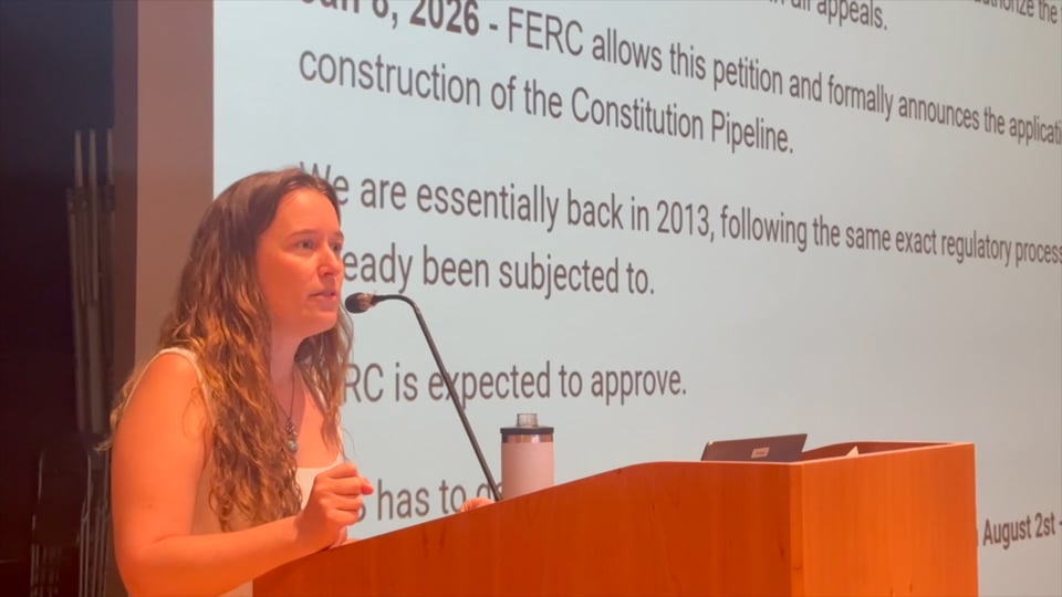 Constitution Pipeline - Cobleskill Meeting - August 18, 2026