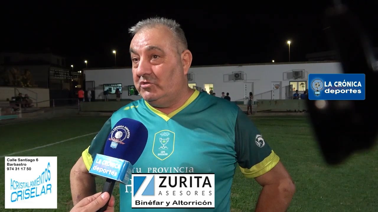 IÑAKI RAMOS (Presidente Altorricón) CD Altorricón 0-2 CD Binéfar / Cuartos de Final - Copa Diputación