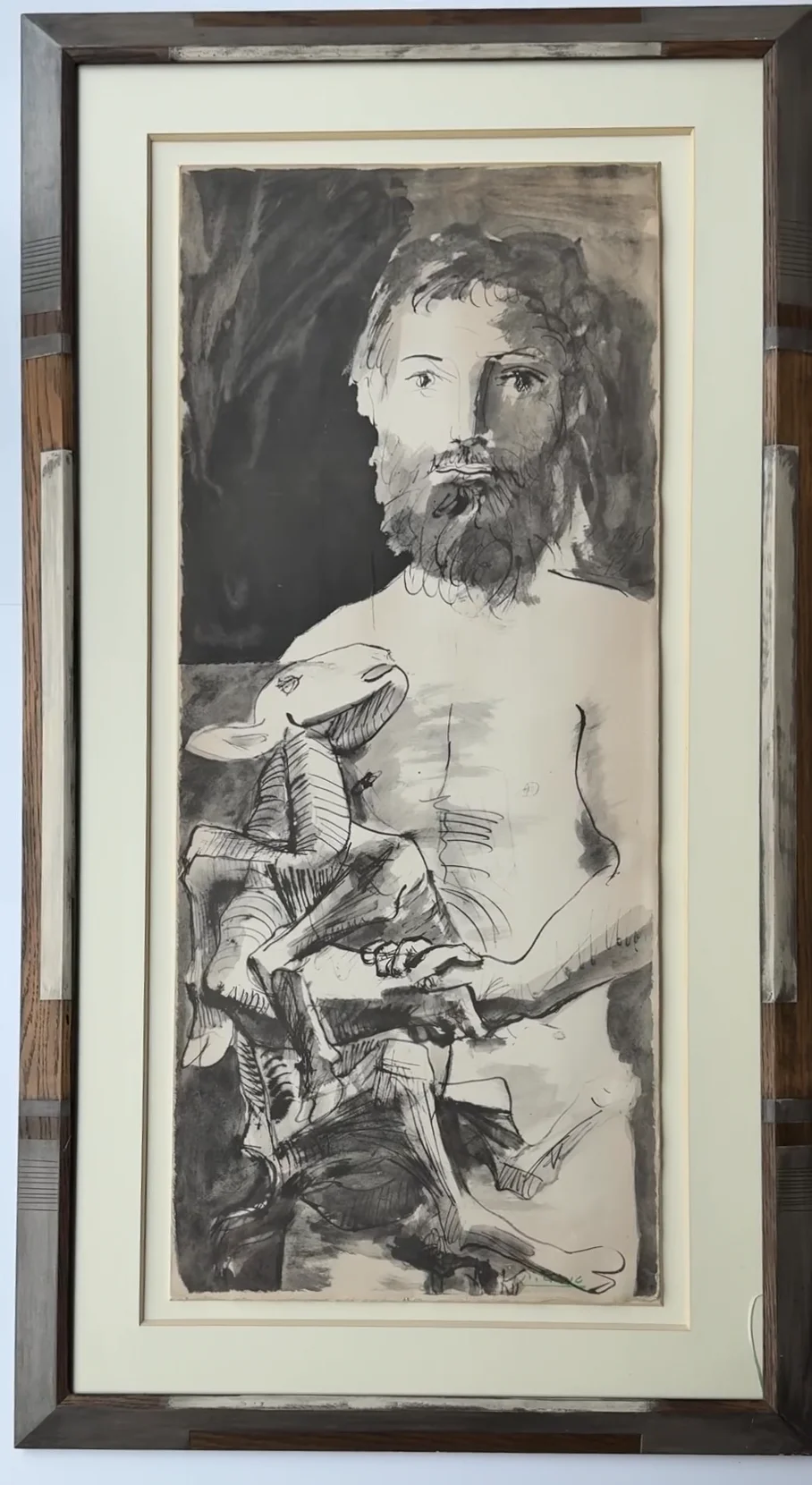 L'homme au mouton (1967) by Pablo Picasso - For Sale | Artsy