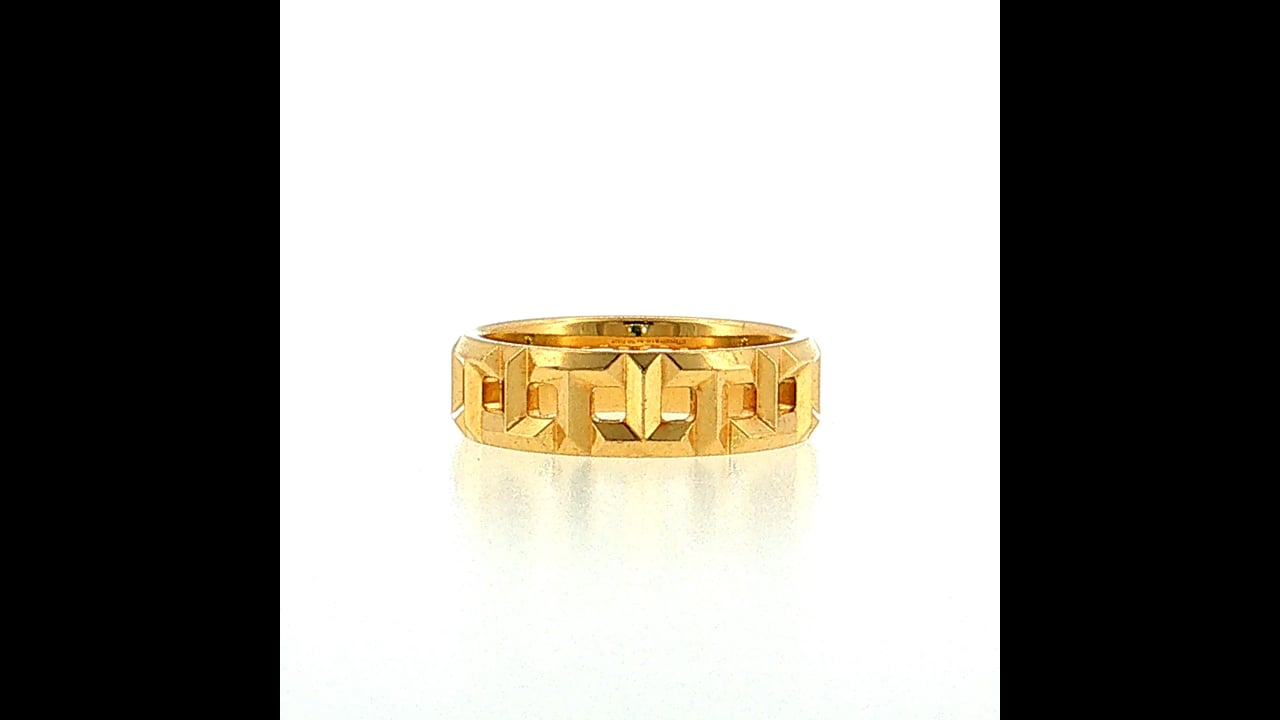 Tiffany & Co. T True Open Geometric Ring 18k Yellow Gold 