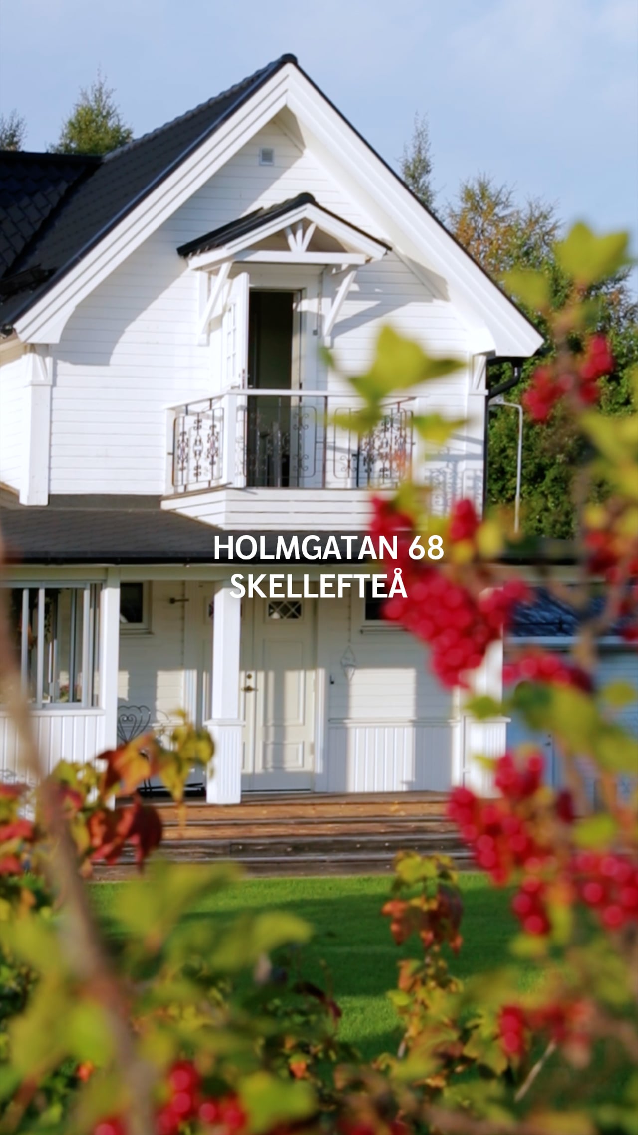 3 rum Villa på Holmgatan 68 Bergsbyn Norra Skellefteå kommun - video