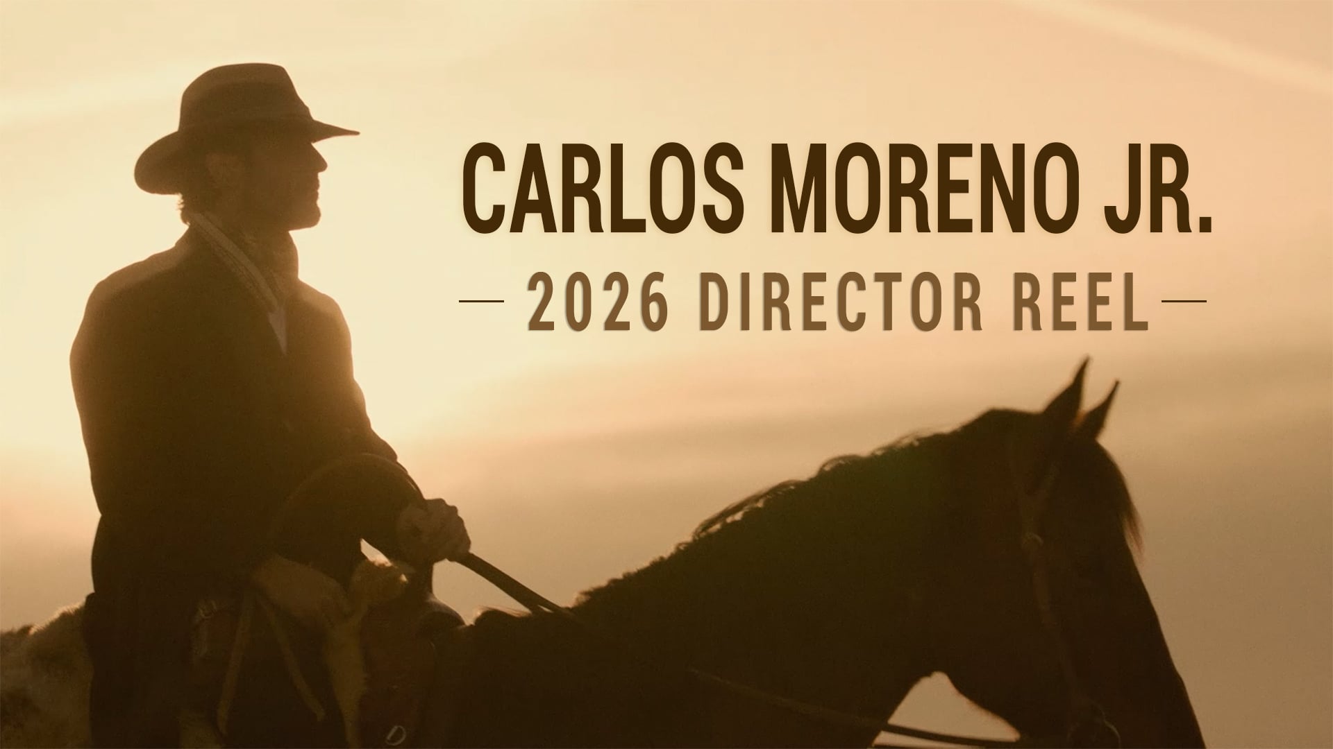 2026 Carlos Moreno Jr - Director Reel
