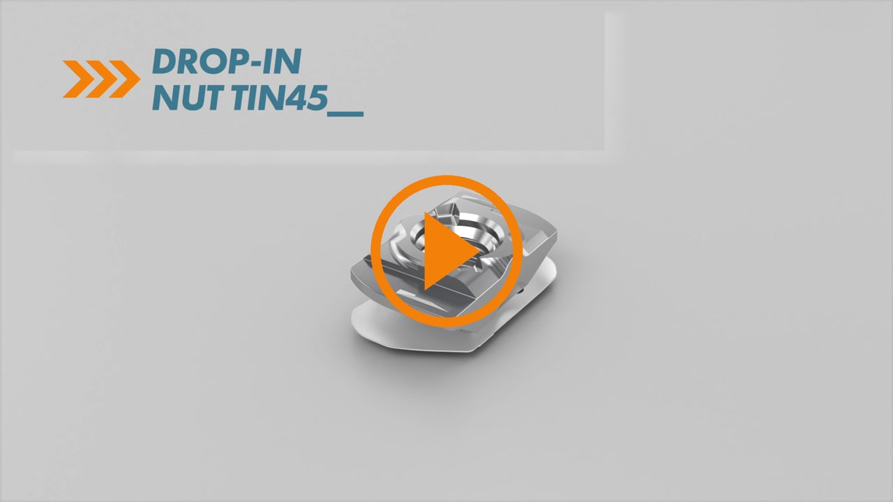 Drop-in Nut TIN45__ | Robotunits